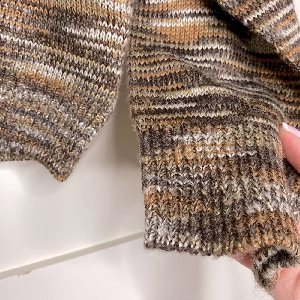 NWT Anthropologie Raga Brown Luxurious Fall Cowl Neck Sweater Perfect condition! - Picture 6 of 12